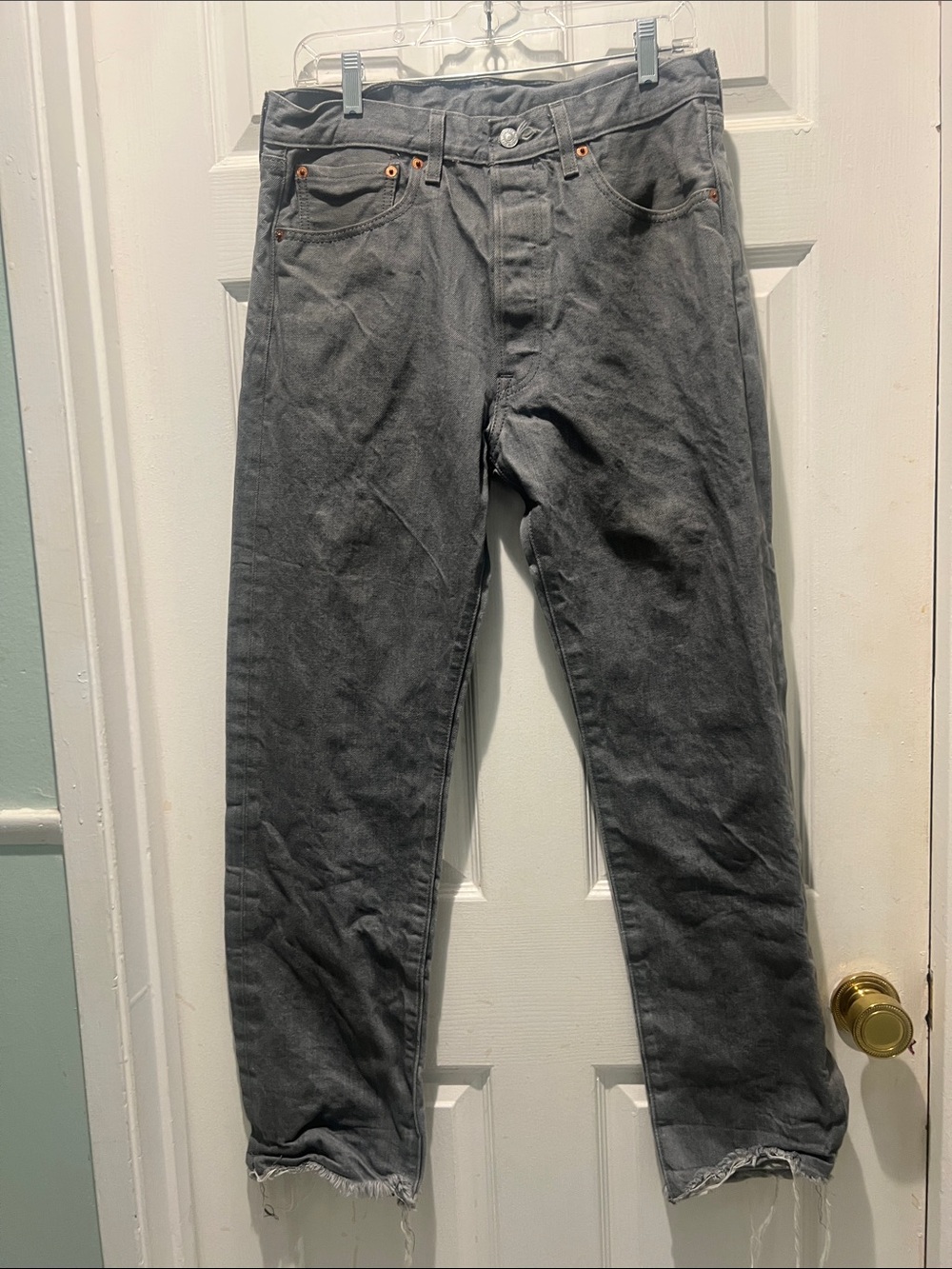 Levi's Men's Charcoal Relaxed Jeans
